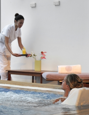 Le spa de l'hôtel Pullman.