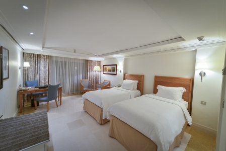 Chambre Twin à l'Hôtel Amphitrite